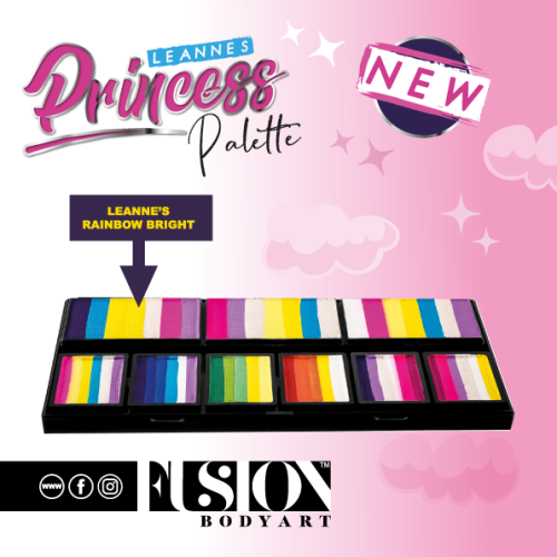 Fusion Body Art - Leannes Princess Palette (LEANNES PRINCESS PALETTE)